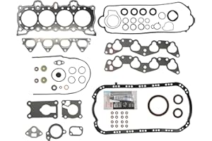 KAC Engine Cylinder Head Gasket Kit Fit for 1988-1995 Civic, 1988-1991 CRX, 1993-1995 Civic del Sol Gasket OEM HS9123PT, HS91