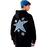 TURRLUDY Novelty Hoodies for Women Men Loose Fit Y2k Hooded Sweatshirt Casual Unisex Long Sleeve Pullover Streetwear