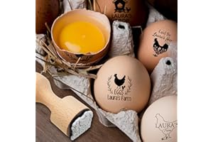 Tampons à œufs pour œufs frais - Tampon personnalisé en caoutchouc pour œufs de poule - Panneau pour les agriculteurs, les fe