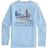 Vineyard Vines Boys Boys' Kentucky Derby Painted Race Long-Sleeve Pocket Tee