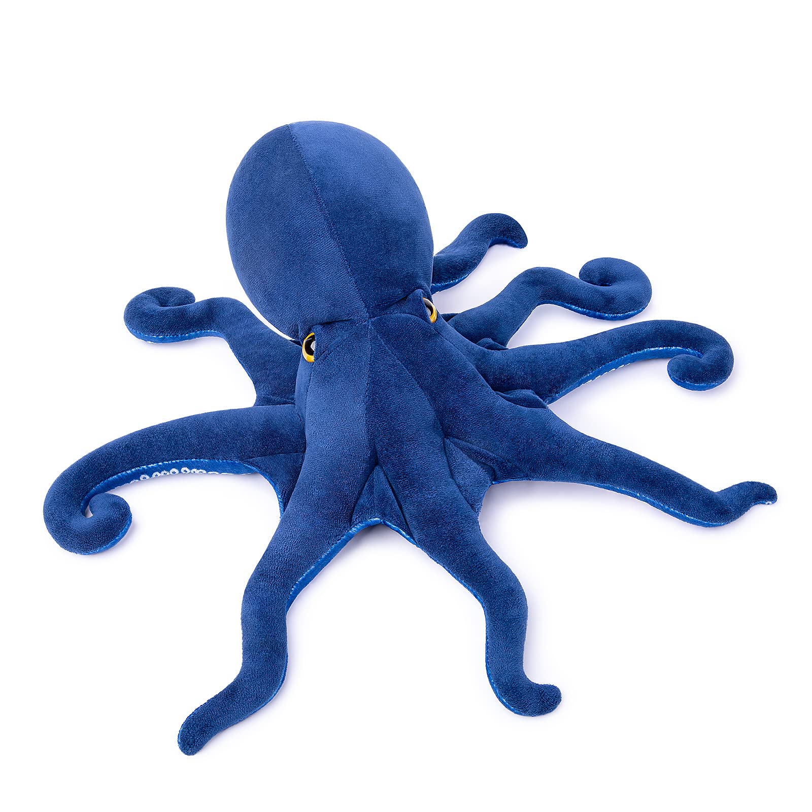 Photo 1 of ZHONGXIN MADE Simulation Octopus Plush Toy - Blue 18" Soft Real Life Octopus Stuffed Animal Toys, Lifelike Deep Sea Creeping Animal Octopuses Plush Toys for Children Boys Girls