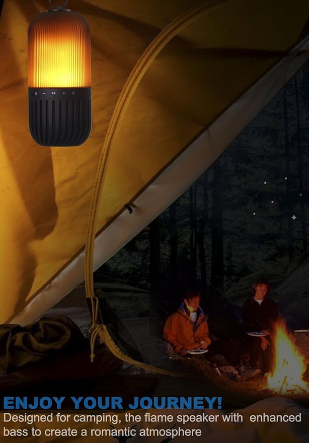dikaou led flame table lamp