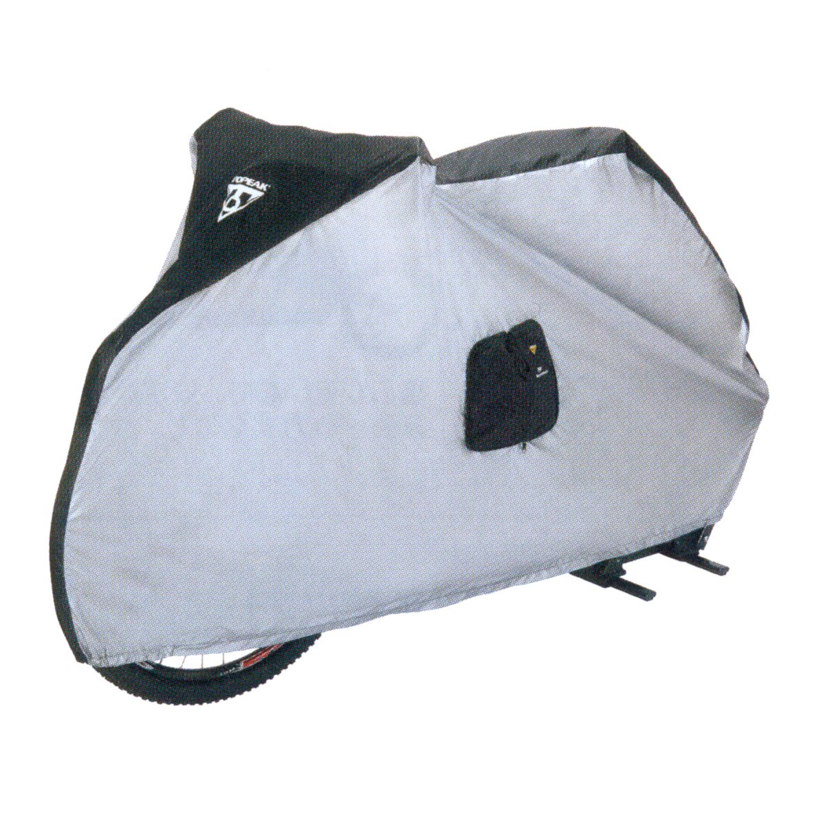 Topeak Unisex Bike Cover, Black/Silver, One Size UK
