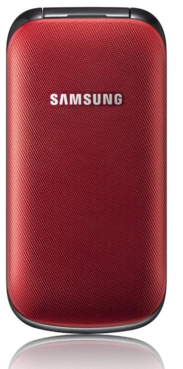 Samsung E1190 Mobiltelefon (GSM-Dualband, Display 3.63 cm(1.4 Zoll)) rot