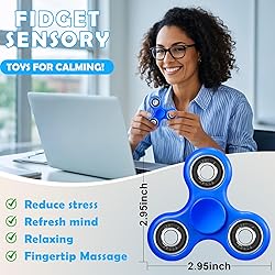 SCIONE Fidget Spinners, 25 Pack Birthday Party
