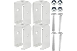 BIAXJUNY Channel Trolley Track Hanger Bracket for Unistrut Strut Channel, 1-5/8 Trolley Track Intermediate Support Hanger Bracket for All 1-5/8" Channel Trolley Track 1300 LB Load Rated (4pc)