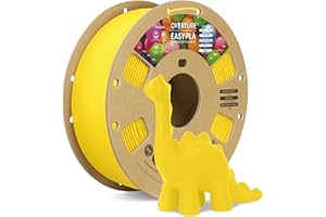 OVERTURE Easy PLA 1.75mm 3D Printer Filament, 1kg PLA Cardboard Spool (2.2lbs), Dimensional Accuracy +/- 0.02mm, Fit Most FDM