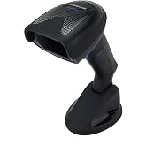 Datalogic Gryphon GD4590-BK-B All-in-One 2D Omnidirectional Reading Barcode Scanner Kit (Permanent Tilting Stand for Handheld or Presentation Mode), Includes Power Supply, RS232 Cable and USB Cable
