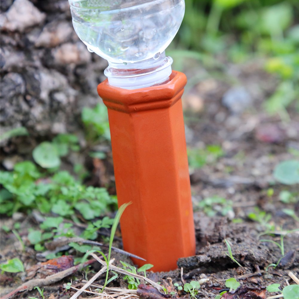 Patio, Lawn &amp; Garden Brown Terracotta Plant Watering