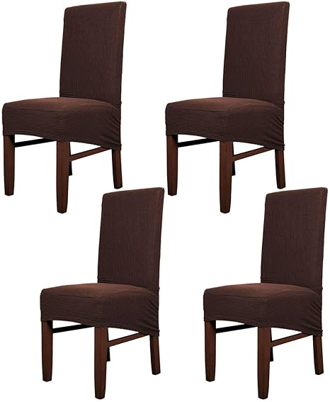 Grande Fundas para Sillas Jacquard, Elástica Suave Cómodo Fundas De