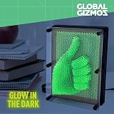 Global Gizmos Glow in the Dark Pin Art Impression Toy 18x13 cm view 4