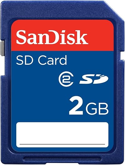 SanDisk 2GB Secure Digital SD Card SDSDB-2048 Retail Pack
