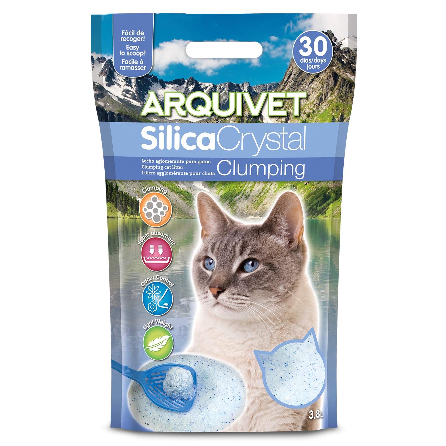 Arquivet Cat Sand Silica Crystal Clumping 3.8 L