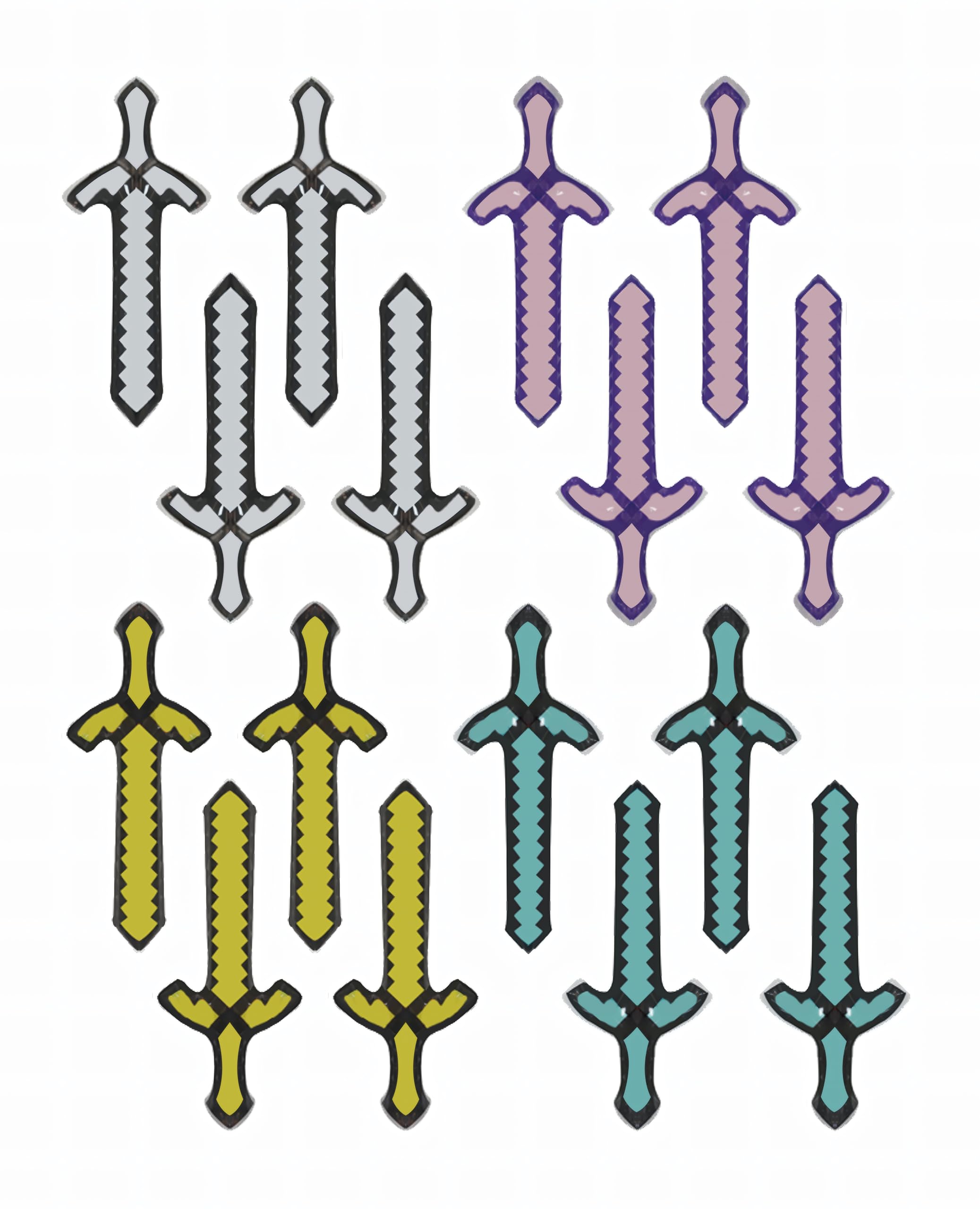 Mkork&fzsx Inflatable sword toy Weapons Sword kid Party Favors ( pack of 16 )