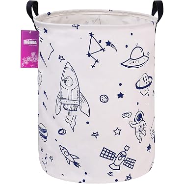 Panier à Linge Portable Pliable En Coton & Lin - Grand Rangement Vêtements & Jouets