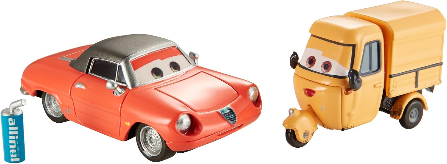 Mattel Disney Pixar BDW81 Cars 2 pack Shawn Krash and Sal Machiani