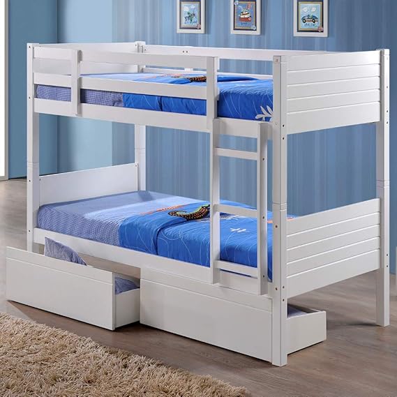 Happy Beds Feliz Camas litera de Bedford de Almacenamiento con 2