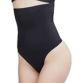 DREAM SLIM Women's High-Waist Body Shaper Briefs Tummy Control Panty Thong Shapewear For Women