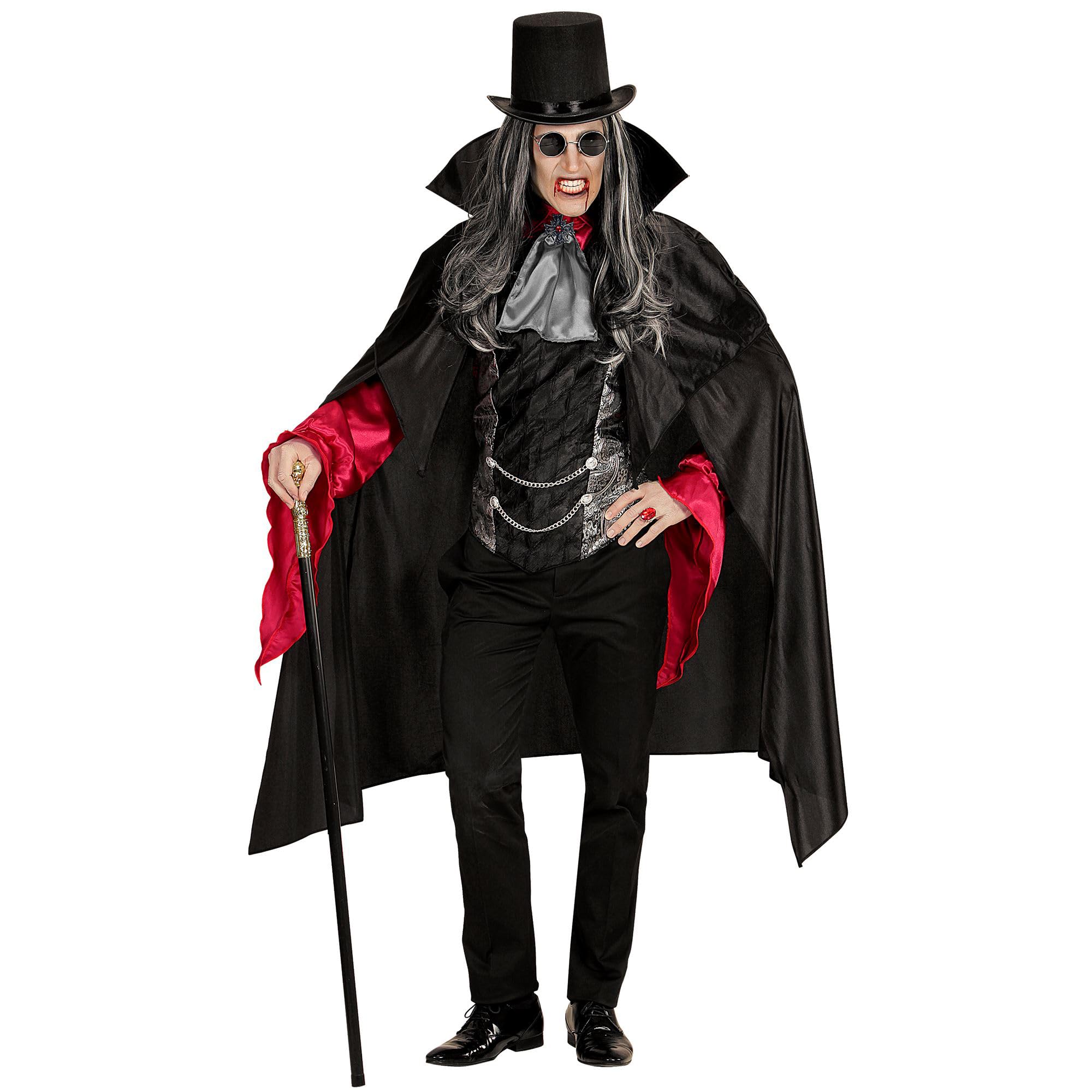 Widmann Adult Gothic Vampire Halloween Fancy Dress Costume-M/L