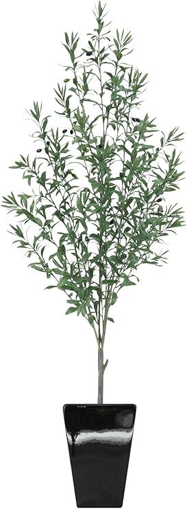 Amazon フェイクグリーン 大型 屋外対応 オリーブ 140cm 黒鉢 Sc Ct触媒加工済 Ka Tp1812 13 人工観葉植物 オンライン通販