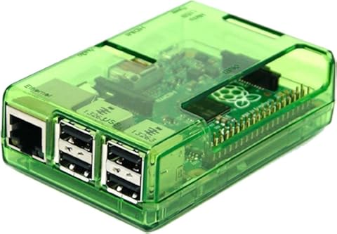 Monland Estuche Protector de Abs para Raspberry Pi 2B / 3B / 3B + (Verde)