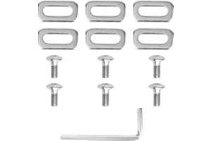 Replacement Bolts Screws Washers for Delta Cleats, Bike Parts Metal Replacement Accessories Cleat Screws with Wrench & Washer