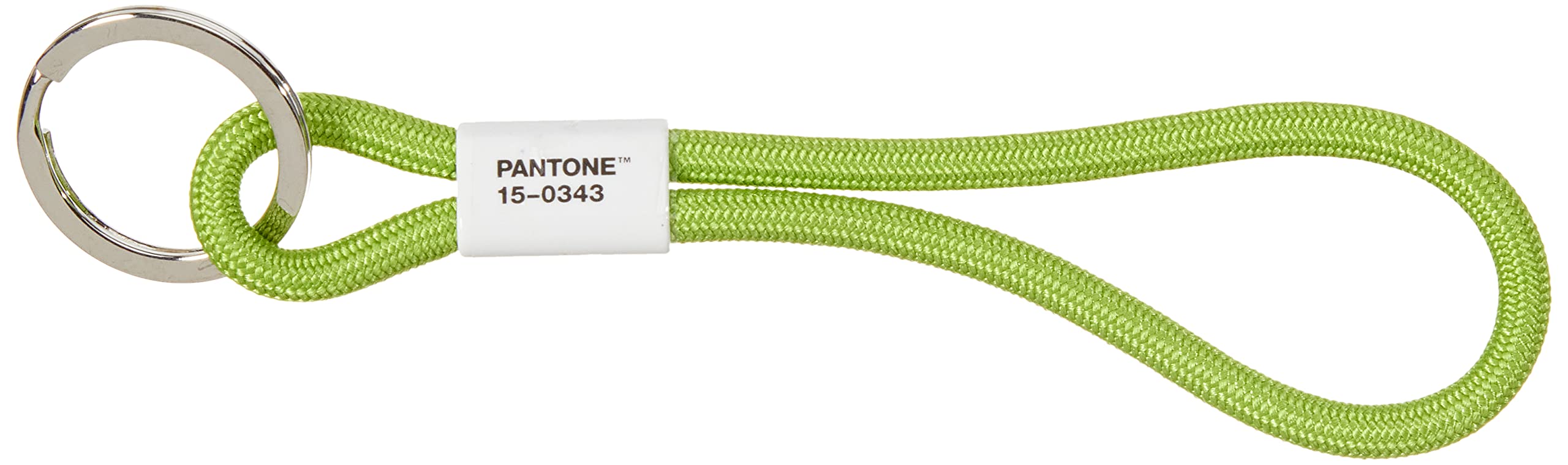Copenhagen Design PANTONE Key Chain S, short key hanger, nylon, green, Greenery 15-0343, Colro of The Year 2017 — image 1