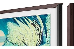 Samsung 50-inch The Frame Customizable Bezel Modern Brown (VG-SCFA50BWBZA, 2021 Model)