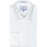 Sir Gregory Men's Regular Fit Solid Twill Dress Shirt