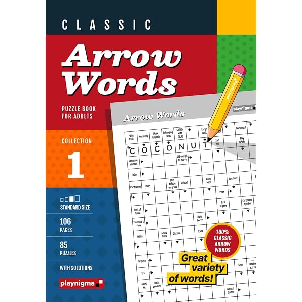 Arrow Word Puzzle Buch – über 250 Rätsel Für Erwachsene & Familien