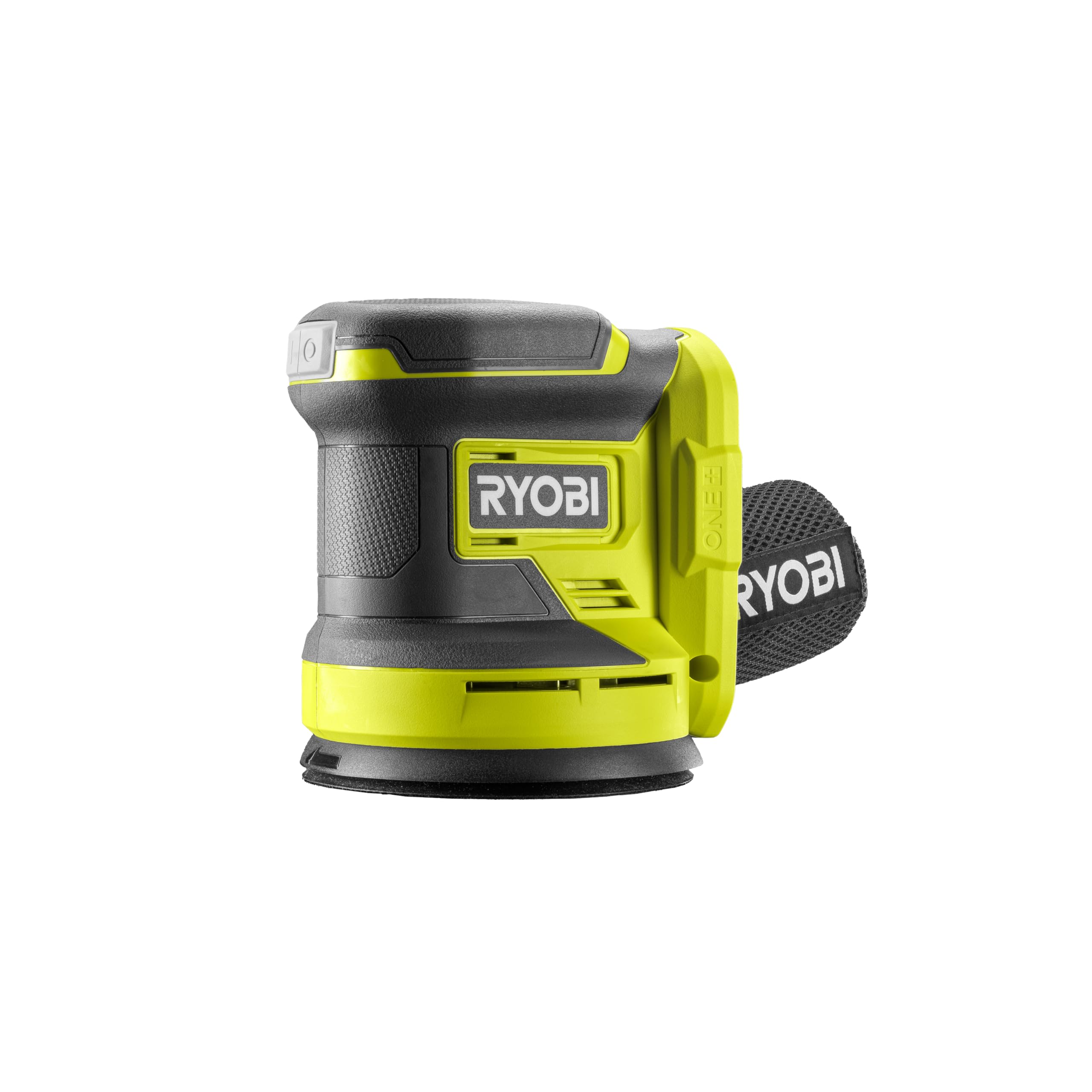 RYOBI 18 V ONE+ Akku-Exzenterschleifer RROS18-0, 125 mm Schleifteller, 2,5 mm Schwingkreis, Effiziente Farbentfernung, Kompatibel mit Werkzeugsystemen