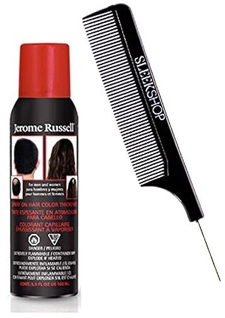Amazon Com Jerome Russell Spray On Hair Color Thickener For Men
