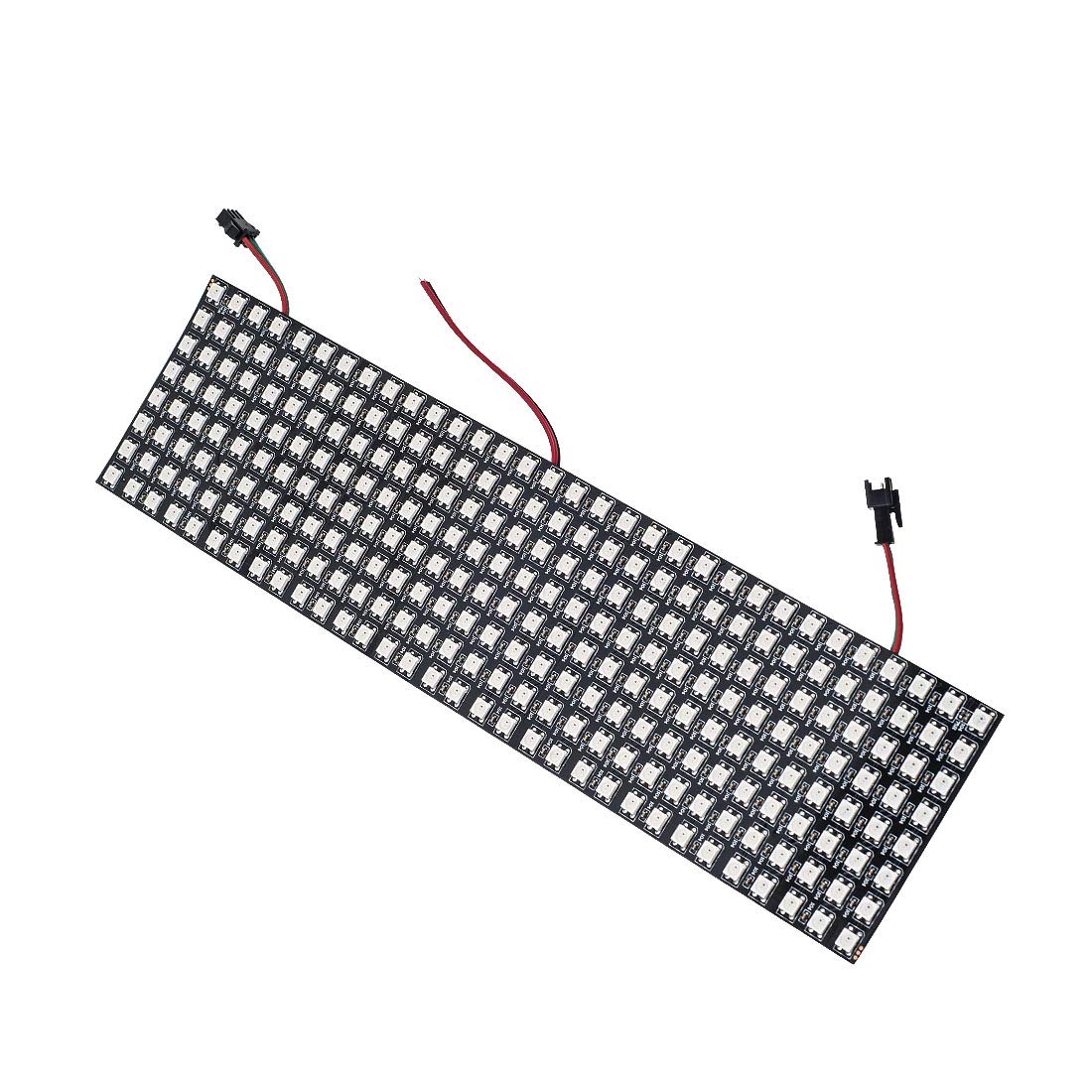 BTF-LIGHTING WS2812B ECO RGB Alloy Wires 5050SMD Individual Addressable 16X16 256 Pixels LED Matrix Flexible FPCB Full Color Works with K-1000C,SP107E,etc Controllers Image Video Text Display DC5V
