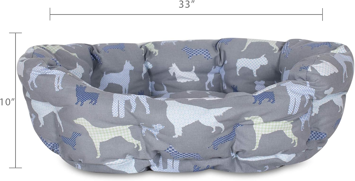 fringe orthopedic dog bed large