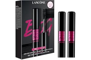 Lancôme Monsieur Big Mascara Duo, Volumizing Mascara Set for 12x More Volume, Intense Black (2x10 mL)