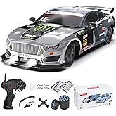 Dollox Remote Control Car 1/16 Scale RC Drift Car 2.4GHz 4WD High Speed 18+KM/H Vehicle with LED Lights and Spray, Extra Drif