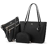 LOVEVOOK Handtaschen Damen Set, Tasche für Damen Umhängetasche Schultertasche Ge