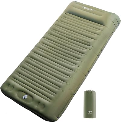 Origem Self Inflating Camping Mat 14cm Ultralight 200x76x14cm with Pump