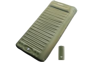 Origem Self Inflating Sleeping Pad for Camping, 14CM Ultra-Thick Camping Mat with Built-in Pump, Outdoor Ultralight Sleepingi