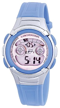 TIME UP Digital LCD Display Alarm & Night-Vision Watch For Kids