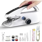 Handheld Sewing Machine - Portable Mini Sewing Machine with Accessories Kit for Beginners DIY (black)