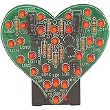 Velleman MK101-VP Flashing LED Sweetheart Kit, 1.3" x 2.3" x 1.3" Size