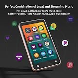 innioasis G1 80GB MP3 Player Bluetooth WiFi 4” Touch Screen Pink White view 2
