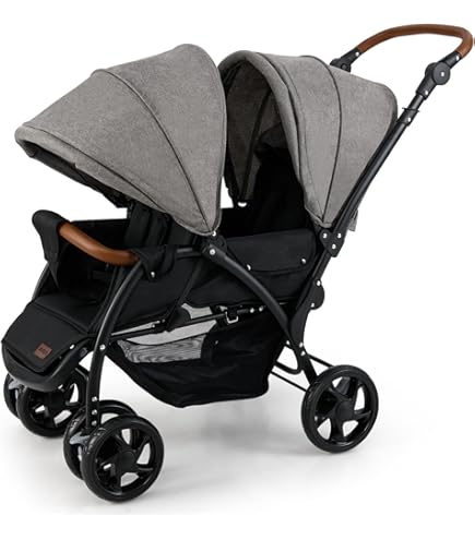 JOOVY Caboose Too Ultralight Graphite Tandem Stroller, 1 Count
