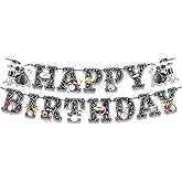 Birthday Banner Drum Set Music Banners Party Supplies for Men Women