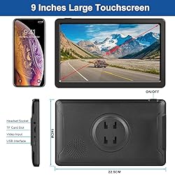 GPS Car Navigator, 9 Inch Display, Voice