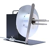 U.S. Solid Automatic Label Rewinder Machine, Label Rewinding Machine for Label Printers, Adjustable Core Holder 1" - 4", Max Label Width 5.9", Roll Diameter 8.7"