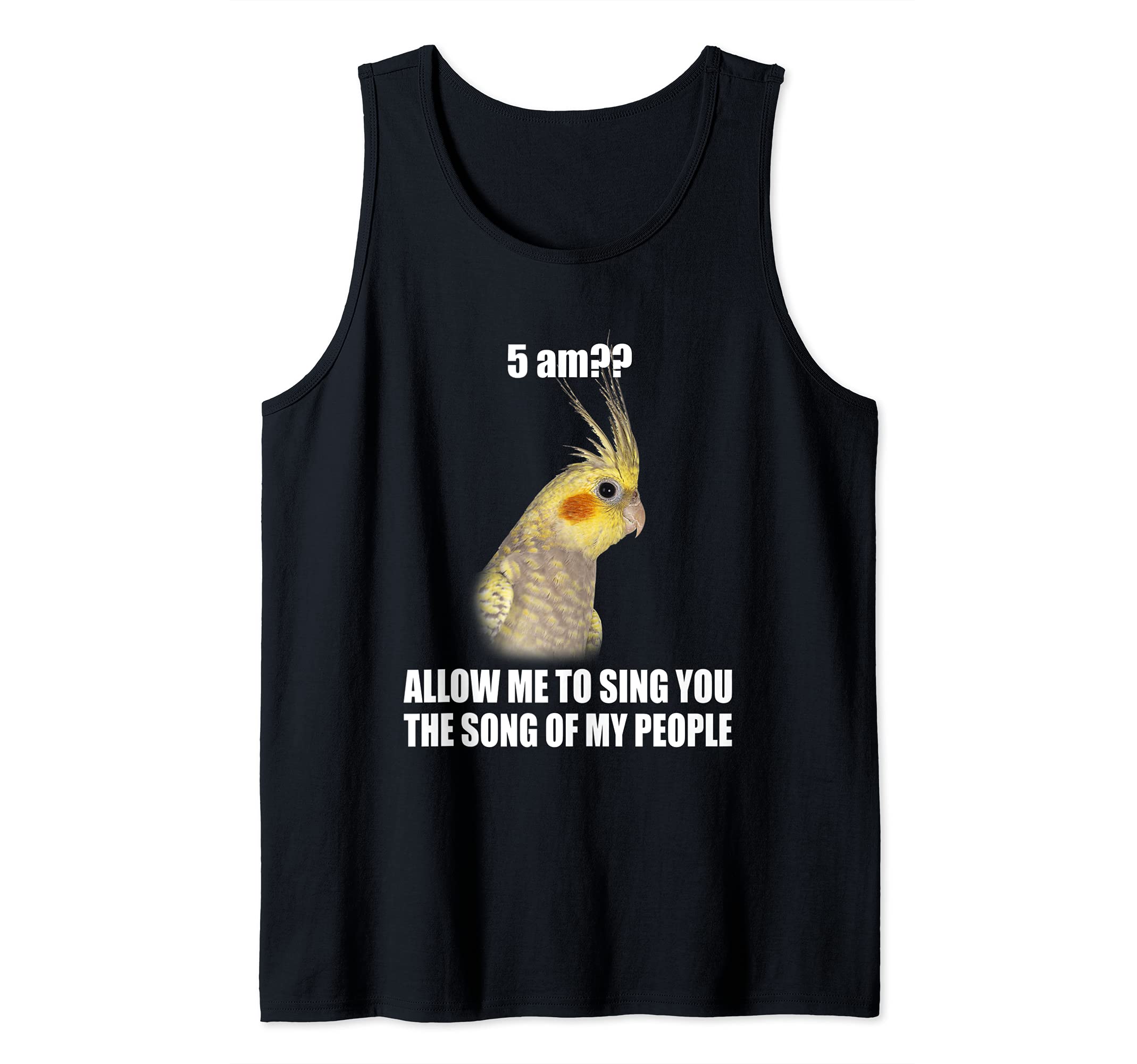 COCKATIEL Birds Funny Cockatiels Design Tank Top