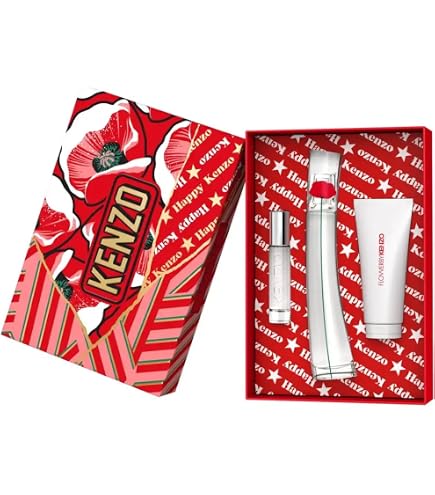 Amazon.com : Flower by Kenzo for Women - 3 Pc Gift Set 3.3oz EDP