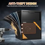 WASJOYE 70L Depository Drop Safe with Digital Keypad Anti Theft Alarm view 3